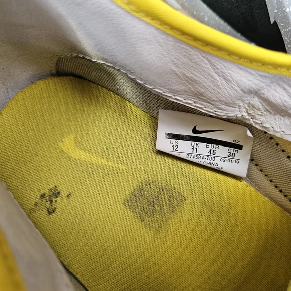 Mens Nike Undercover Yellow Daybreak Sneakers Citron sz 12 - Picture 9 of 16